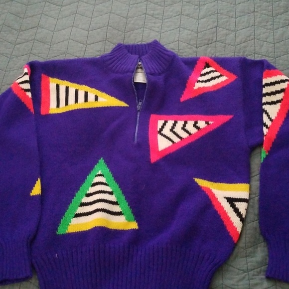 80s ski sweater